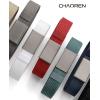 imageCHAOREN Mens Belt  15 Nylon Webbing Belt with Quick Release Buckle  Adjustable Fit for Casual Work amp Military  One SizeKhaki