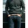 imageCHAOREN Mens Belt  15 Nylon Webbing Belt with Quick Release Buckle  Adjustable Fit for Casual Work amp Military  One SizeKhaki