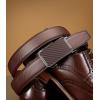 imageCHAOREN Mens Dress Belt  Mens Ratchet Belt Leather for Dress Pant  Micro Adjustable Belts Fit EverywhereBrown