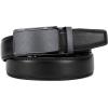 imageCHAOREN Mens Dress Belt  Mens Ratchet Belt Leather for Dress Pant  Micro Adjustable Belts Fit EverywhereRadiant Ore  Black