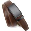 imageCHAOREN Mens Dress Belt  Mens Ratchet Belt Leather for Dress Pant  Micro Adjustable Belts Fit EverywhereRadiant Ore  Cognac