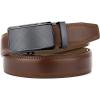 imageCHAOREN Mens Dress Belt  Mens Ratchet Belt Leather for Dress Pant  Micro Adjustable Belts Fit EverywhereRadiant Ore  Cognac