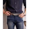 imageCHAOREN Mens Dress Belt  Mens Ratchet Belt Leather for Dress Pant  Micro Adjustable Belts Fit EverywhereSlash Basic  Brown