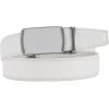 imageCHAOREN Mens Dress Belt  Mens Ratchet Belt Leather for Dress Pant  Micro Adjustable Belts Fit EverywhereWhite