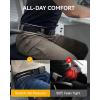 imageCHAOREN Mens Ratchet Belt  15 Stretch Nylon Belts for Casual Work Golf  Adjustable Fit for Everyday ComfortBrushed Black  Grey