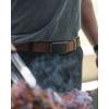 imageCHAOREN Mens Ratchet Belt  15 Stretch Nylon Belts for Casual Work Golf  Adjustable Fit for Everyday ComfortCarbon Fiber  Brown
