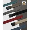 imageCHAOREN Nickel Free Web Belt Men  TSA Approved Non Metal Buckle Nylon Belt Travel with Confidence and Ease 38mmTeal