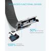 imageCHAOREN Nylon Ratchet Belts for Men  Adjustable Casual Work Belt with Slide Buckle  Trim to FitEssential MatteBlack 35mm