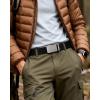imageCHAOREN Nylon Ratchet Belts for Men  Adjustable Casual Work Belt with Slide Buckle  Trim to FitMetalBlack 38mm