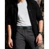 imageCHAOREN Nylon Ratchet Belts for Men  Adjustable Casual Work Belt with Slide Buckle  Trim to FitNavy 38mm