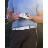 imageCHAOREN Nylon Ratchet Belts for Men  Adjustable Casual Work Belt with Slide Buckle  Trim to FitWhite 35mm