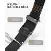 imageCHAOREN Nylon Ratchet Belts for Men  Casual Golf Web Belt Men 1 38  Automatic Adjustable Buckle Fit JeansNavy Blue 35mm
