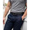 imageCHAOREN Ratchet Belts for Men  15 Mens Belt Genuine Leather for Causual Jeans  Customizable Style Versatile FitBlack