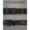 imageCHAOREN Tactical Belt Men  15 Nylon Gun Belt  Quick Release EDC Work Belts for Concealed Carry MilitaryCarbon Fiber Black