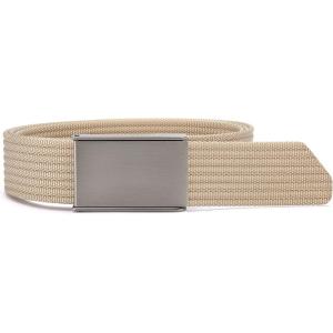 imageCHAOREN Mens Belt  15 Nylon Webbing Belt with Quick Release Buckle  Adjustable Fit for Casual Work amp Military  One SizeKhaki