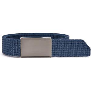 imageCHAOREN Mens Belt  15 Nylon Webbing Belt with Quick Release Buckle  Adjustable Fit for Casual Work amp Military  One SizeNavy