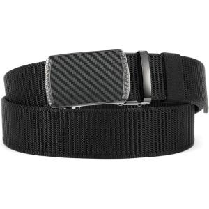 imageCHAOREN Tactical Belt Men  15 Nylon Gun Belt  Quick Release EDC Work Belts for Concealed Carry MilitaryCarbon Fiber Black