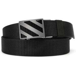 imageCHAOREN Tactical Belt Men  15 Nylon Gun Belt  Quick Release EDC Work Belts for Concealed Carry MilitaryHollow Bright Black