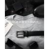 imageCHAOREN Mens Belt Leather  1 38 Dress Belts for Men  Considerate Gift for Work Business Casual JeansBlack