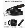 imageCHAOREN Mens Belt Leather  1 38 Dress Belts for Men  Considerate Gift for Work Business Casual JeansTan 32mm