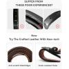 imageCHAOREN Mens Belt Leather  1 38 Dress Belts for Men  Considerate Gift for Work Business Casual JeansTan 32mm