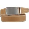 imageCHAOREN Mens Belt Leather Ratchet Belt  Customizable Fit Effortless Style 35mmCharcoal Depiction  Full Grain Brown