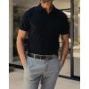 imageCHAOREN Mens Belt Leather Ratchet Belt  Customizable Fit Effortless Style 35mmCurved Carbon Fiber  Black