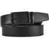imageCHAOREN Mens Belt Leather Ratchet Belt  Customizable Fit Effortless Style 35mmHollow  All Black