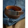 imageCHAOREN Mens Belt Leather Ratchet Belt  Customizable Fit Effortless Style 35mmImperial Oxygen  Full Grain Brown