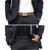 imageCHAOREN Mens Belt Leather Ratchet Belt 2 Pack  Customizable Fit Effortless Style 35mmBlack  Carbon FiberTan
