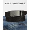 imageCHAOREN Mens Belt Leather Ratchet Belt 2 Pack  Customizable Fit Effortless Style 35mmFull Grain Flower BrownFlower Black