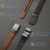 imageCHAOREN Mens Belt Leather Ratchet Belt 2 Pack  Customizable Fit Effortless Style 35mmImperial BlackCognac
