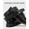 imageCHAOREN Mens Belt Leather Ratchet Belt 2 Pack  Customizable Fit Effortless Style 35mmImperial BlackTan