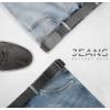 imageCHAOREN Mens Belt Leather Ratchet Belt 2 Pack  Customizable Fit Effortless Style 35mmImperial GreyBlack