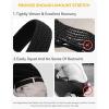 imageCHAOREN Mens Belt  Braided Stretch Golf Belt for Men 1 38 Gift for Golf Pants Casual Shorts JeansBasic Black