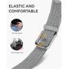 imageCHAOREN Mens Belt  Braided Stretch Golf Belt for Men 1 38 Gift for Golf Pants Casual Shorts JeansLight Grey