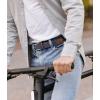 imageCHAOREN Mens Belt  Braided Stretch Golf Belt for Men 1 38 Gift for Golf Pants Casual Shorts JeansNavy White