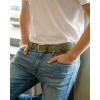 imageCHAOREN Mens Belt  Braided Stretch Golf Belt for Men 1 38 Gift for Golf Pants Casual Shorts JeansOlive Green
