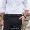 imageCHAOREN Mens Belt  Mens Ratchet Belt Leather 1 38 for Dress Pant  Micro Adjustable Belt Fit EverywhereBlack