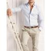 imageCHAOREN Mens Belt  Mens Ratchet Belt Leather 1 38 for Dress Pant  Micro Adjustable Belt Fit EverywhereBrown