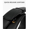 imageCHAOREN Mens Belt  Mens Ratchet Belt Leather 1 38 for Dress Pant  Micro Adjustable Belt Fit EverywhereCarbon Fiber  Black Classic