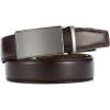 imageCHAOREN Mens Belt  Mens Ratchet Belt Leather 1 38 for Dress Pant  Micro Adjustable Belt Fit EverywhereCharcoal Burgundy