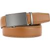 imageCHAOREN Mens Belt  Mens Ratchet Belt Leather 1 38 for Dress Pant  Micro Adjustable Belt Fit EverywhereCharcoal Light Brown