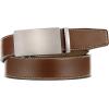 imageCHAOREN Mens Belt  Mens Ratchet Belt Leather 1 38 for Dress Pant  Micro Adjustable Belt Fit EverywhereClassic Slash Cognac