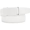 imageCHAOREN Mens Belt  Mens Ratchet Belt Leather 1 38 for Dress Pant  Micro Adjustable Belt Fit EverywhereCrisp White