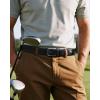 imageCHAOREN Mens Stretch Belt  1 38 Elastic Braided Golf Belt for Men  Stretchy Web Fit Summer Casual JeansGun Metal  Black