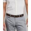 imageCHAOREN Mens Stretch Belt  1 38 Elastic Braided Golf Belt for Men  Stretchy Web Fit Summer Casual JeansGun Metal  Brown