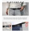 imageCHAOREN Ratchet Belts for Men 2 Pack  Casual Web Nylon Mens Belt 1 38  Automatic Adjustable Buckle Fit Jeans2 Pack Black and Navy