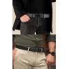imageCHAOREN Ratchet Belts for Men 2 Pack  Casual Web Nylon Mens Belt 1 38  Automatic Adjustable Buckle Fit JeansBlack and GreyRatchet Buckle