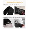 imageCHAOREN Stretch Belt Men 2 Pack  1 38 Braided Golf Belts For Men  Casual Elastic For Pants and JeansBeige  Black